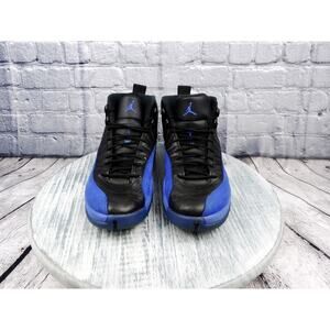 Nike Air Jordan 12 Retro  Black Game Royal Men 13 Used No Box